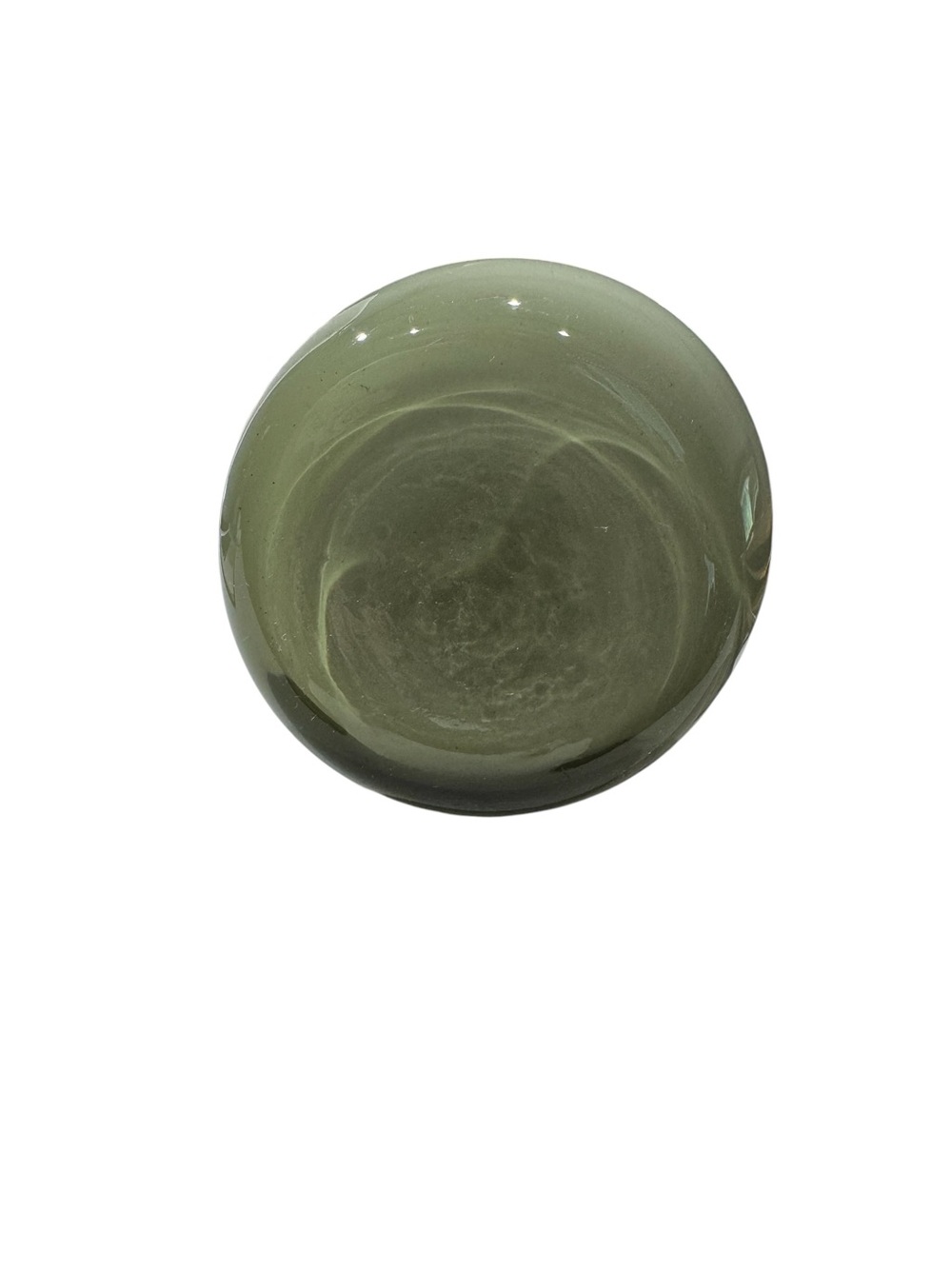 Normann Copenhagen Grey Twisted Glass Swing Spiral Large Vase - 19.75" Tall - Picture 4 of 8